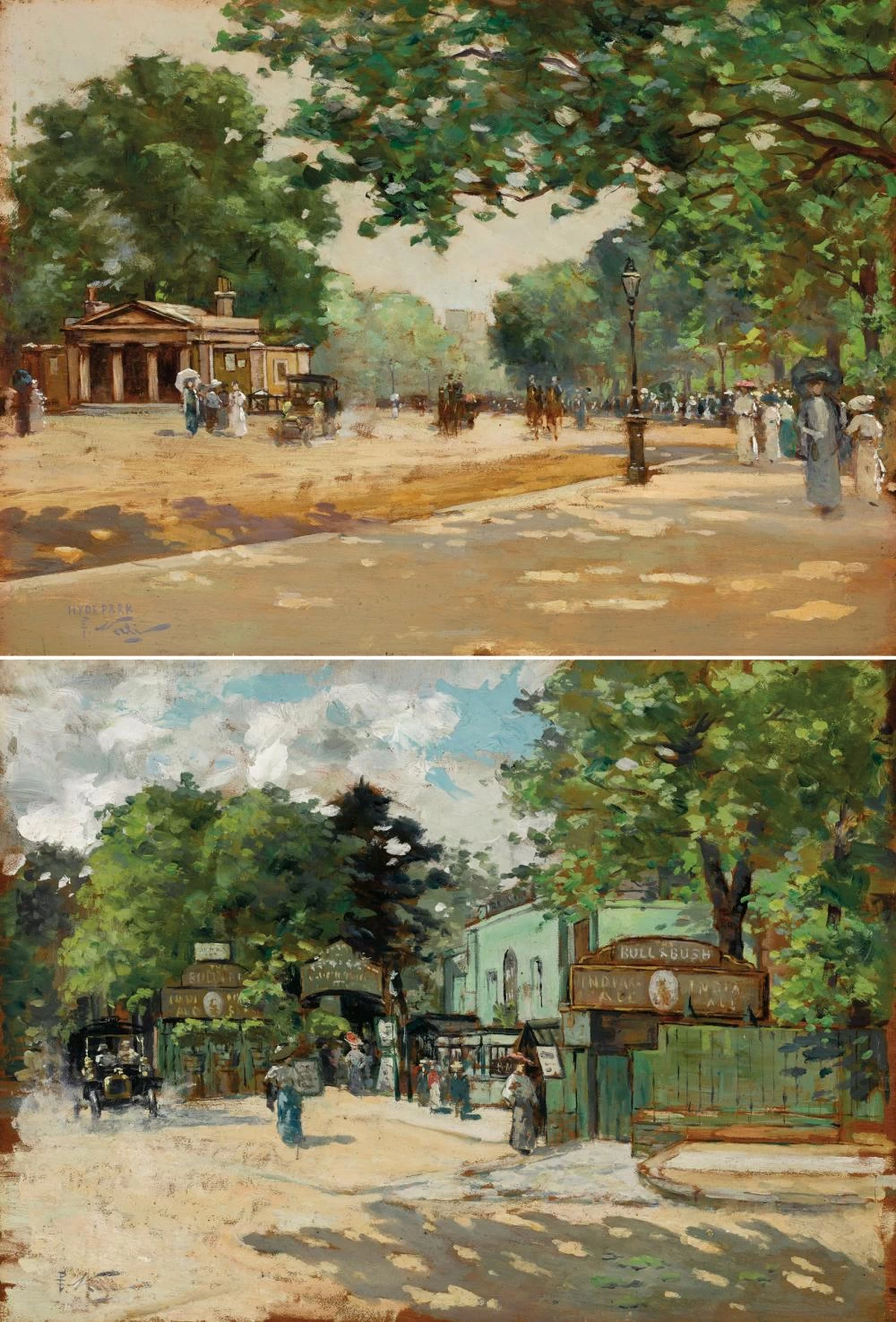 Hyde Park Promenade e The Bull and Bush, Hampstead